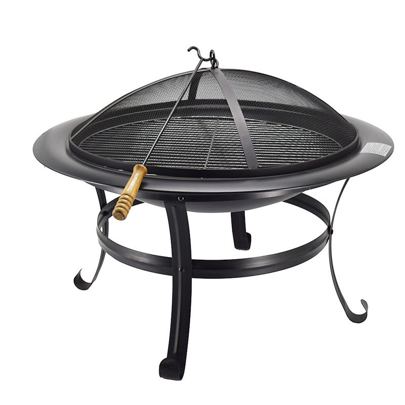 Venta al por mayor de hierro fundido patio trasero fogata bbq fuego tazón