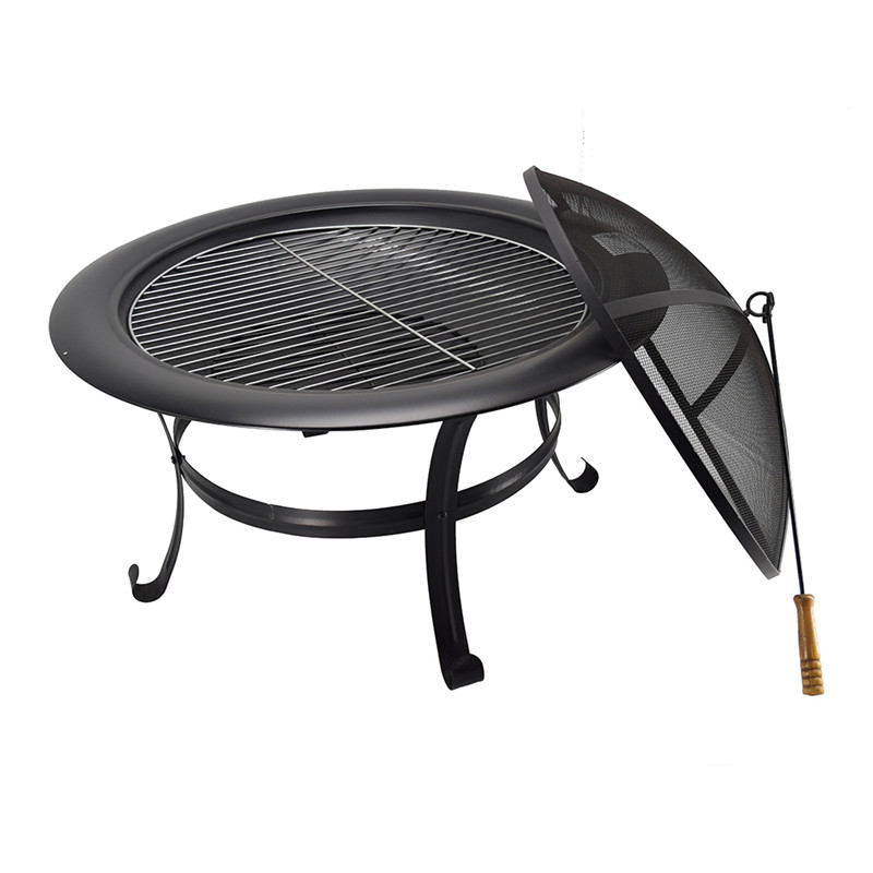 Venta al por mayor de hierro fundido patio trasero fogata bbq fuego tazón